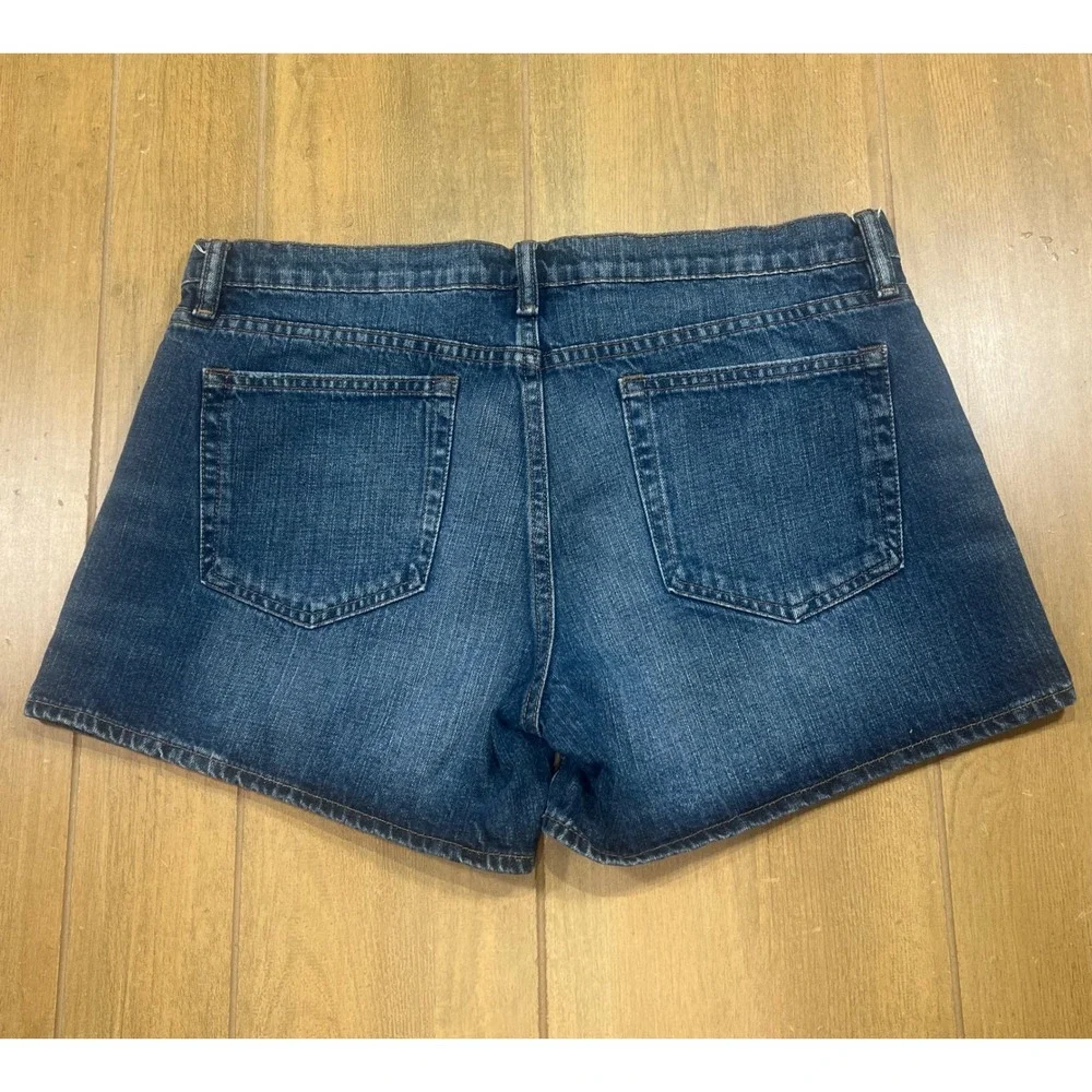 Ralph Lauren Sport Womens Denim Shorts Blue Medium Wash Pony Logo Size 12